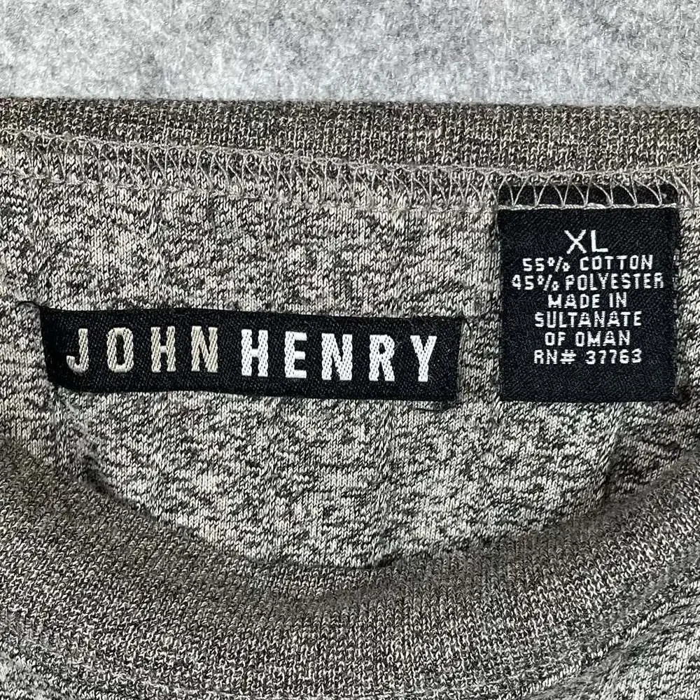 John‎ Henry Men's Long Sleeve Speckled Knit Crewneck Pullover Sweater Size XL